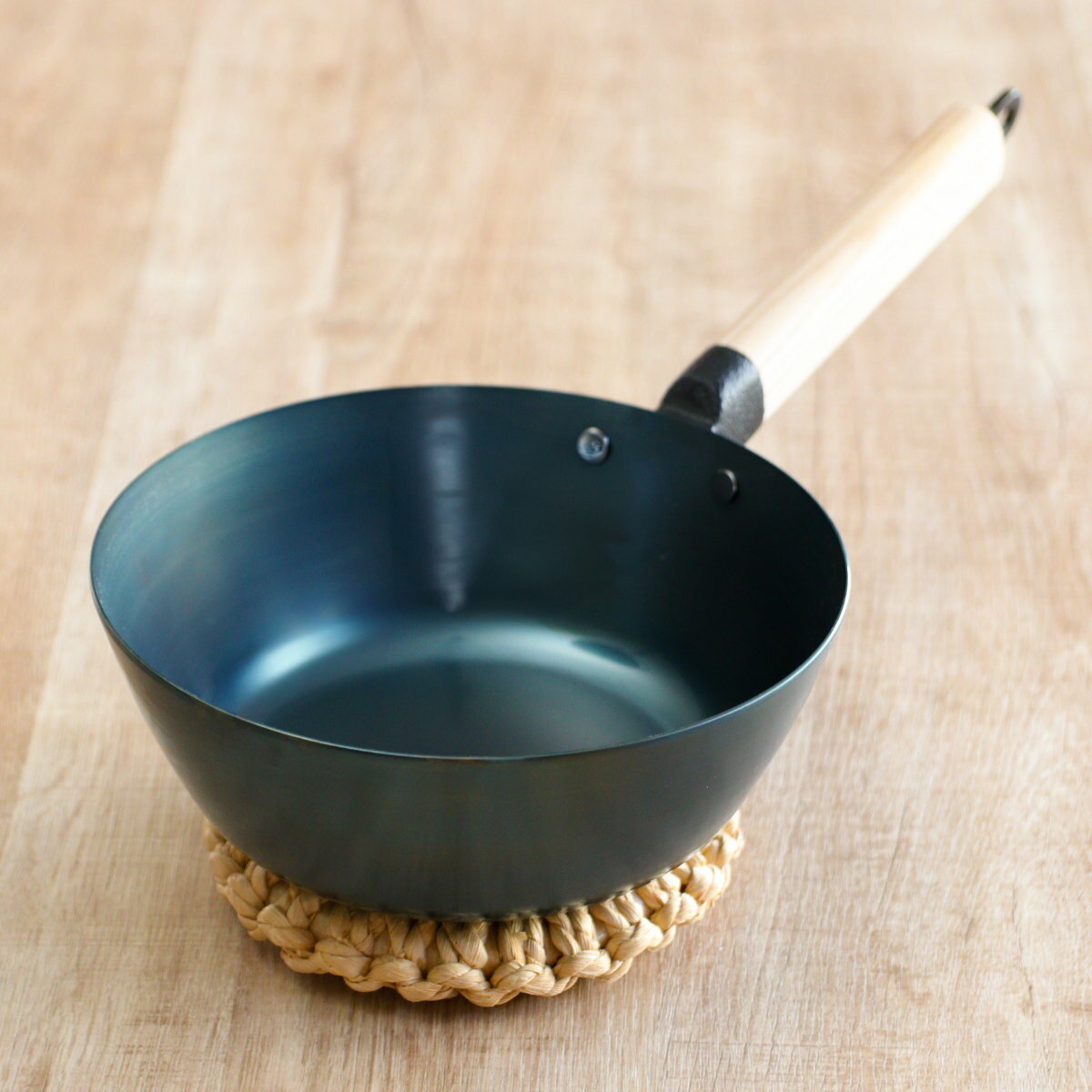 鉄フライパン 20cm 深型 IH対応 着脱ハンドル オーブンでも使える ライクイット 日本製 （ ガス火対応 Like-it 取っ手が取れる 鉄のフライパン 20センチ 鉄 フライパン 炒め鍋 いため鍋 オーブン対応 シーズニング不要 調理用品 ）【39ショップ】