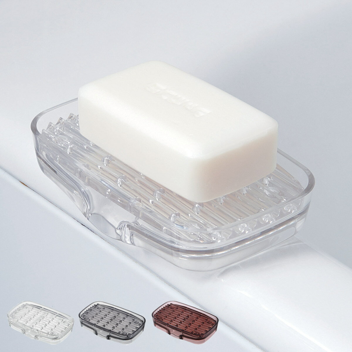 ソープディッシュ 水が切れるシンクキャディ ライクイット （ 石けんトレー ソープトレイ 石けん置き 石けん皿 石鹸皿 石鹸置き 石鹸トレー 洗面用品 サニタリー バス用品 ）【39ショップ】