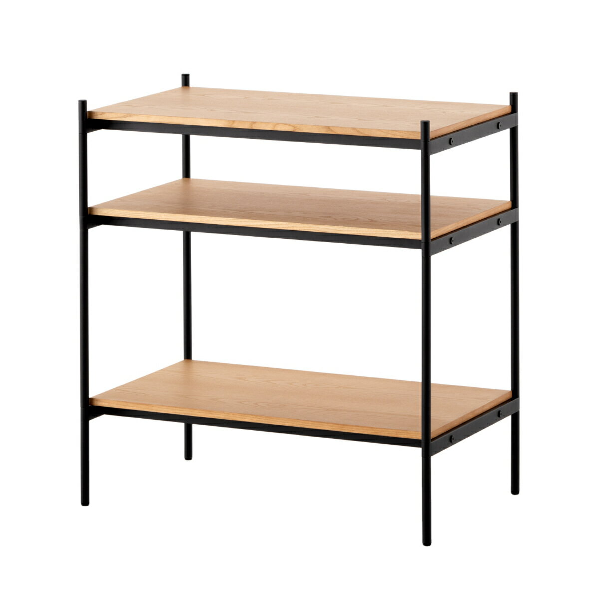 樂天商城 - オープンラック 82×50cm 3段 450-SLセット シェルビングシステム ライクイット （ ラック 収納ラック 棚 収納棚 木板 木天板 ウッドシェルフ シェルフ 収納 組み換え 追加 組み合わせ 家具 アジャスター 付き 見せる収納 ）【39ショップ】