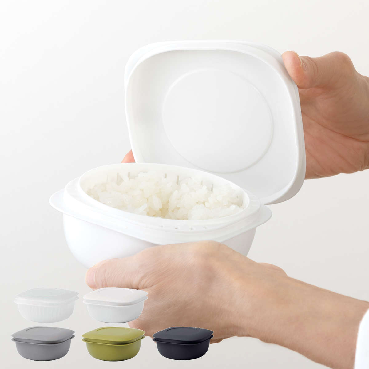 冷凍ご飯容器 蒸気で�