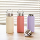 水筒 500ml ensemble ステンレスボトル ( 直飲み 保温 保冷 ハンドル付き ダイレクトボトル ステンレス 直飲み水筒 ステンレス製 スクリュー ...