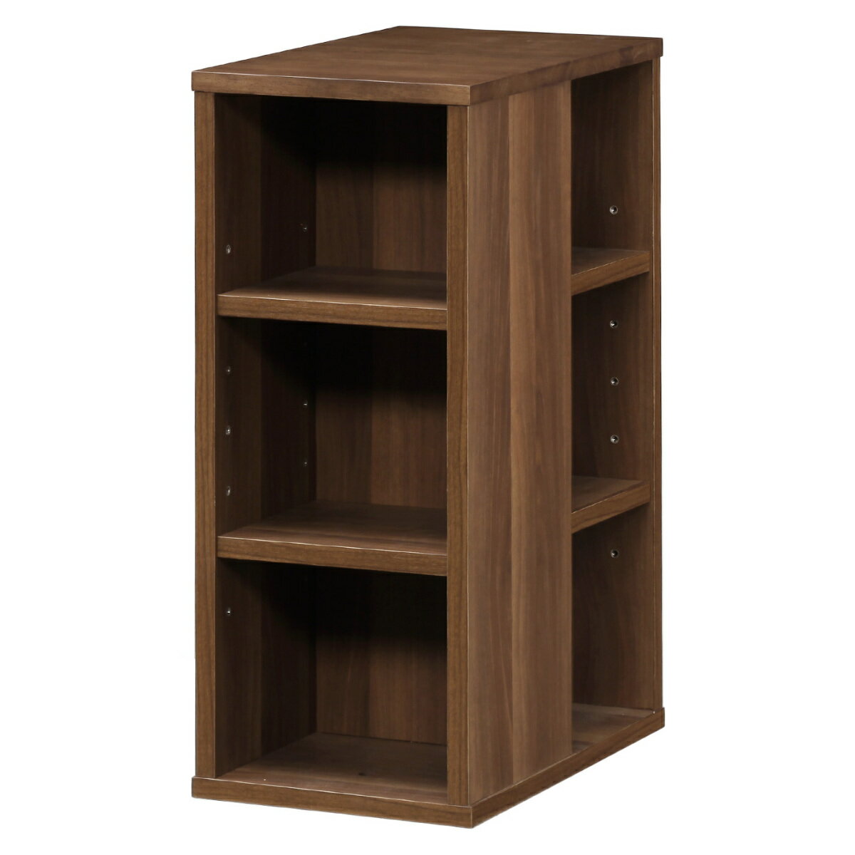 オープンラック 幅30cm シェルフ 学習机 トライR専用 （ ラック 棚 収納 木製 天然木 本棚 デスク横 スリム 木製ラック コンパクト マグネット対応 完成品 整理 整頓 ウッドラック 学習教材 3方向 出し入れ モダン ）【39ショップ】