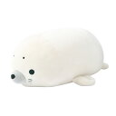 ボルスター 27cm クッション マシュマロ アクアミエ アザラシ ( ぬいぐるみ 抱き枕 抱きまくら インテリア 動物 魚 枕 まくら ふわふわ もちもち ア...