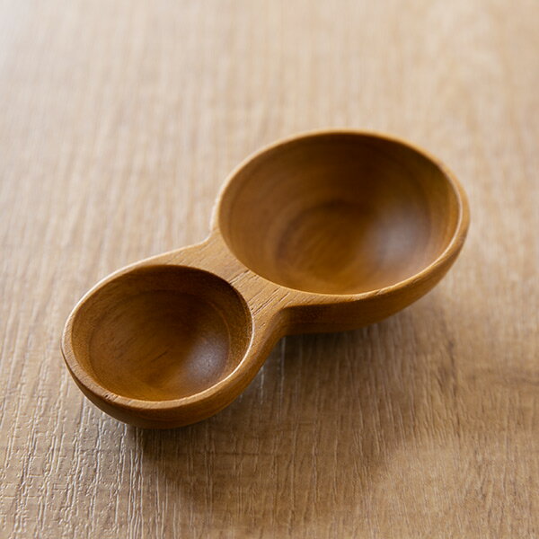 計量スプーン LOLO ロロ おおさじこさじ チーク材 （ メジャースプーン 大さじスプーン 小さじスプーン 大匙スプーン 小匙スプーン 15ml 5ml 計量器具 製菓道具 下ごしらえ キッチンツール キッチン用品 木製 ）【39ショップ】