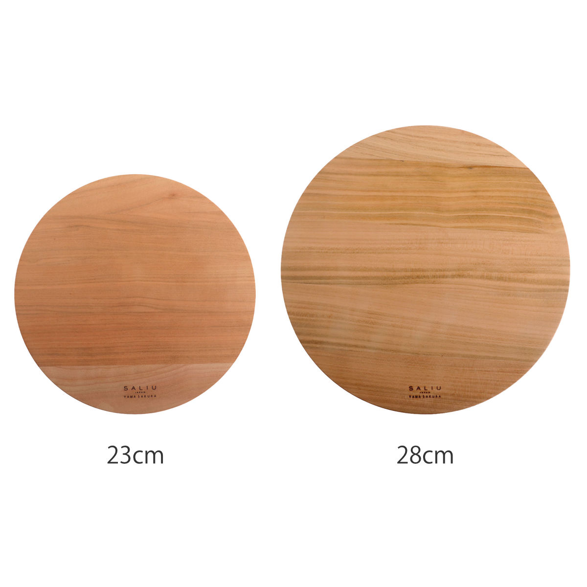 まな板 23cm 28cm 木製 SALIU 山桜 カッティングボード 日本製 （ 丸いまな板 まないた 天然木 サリウ 丸型 円形 木のまな板 ミニ 反り防止 国産 キッチンツール 調理器具 おしゃれ ）【39ショップ】 interior-palette-10207740 インテリアパレット サンプル画像2