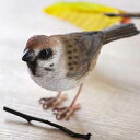 オブジェ BIRDIE BILL スズメ マグネット付き ( 置き物 置物 鳥 動物 アニマル リアル マグネット 磁石 飾る 卓上 マスコット ディスプレイ リビング 玄関 机上 雑貨 オーナメント ンテリア 贈り物 プレゼント ギフト )【39ショップ】(3)
