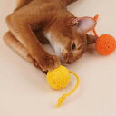 おもちゃ 猫 Funny Sisal Rope Balls ボール ( 猫用おもちゃ カラフルボール 猫用 ペット用 ペットおもちゃ 遊び 運動不足 ペットトイ...