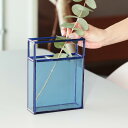 花瓶 マーハ ベース ブルー ( 花ビン 花びん 花器 フラワーベース フラワー 花 飾る 花入れ ガラス ガラス製 クリア 透明 おしゃれ 水耕栽培 一輪挿し )【39ショップ】