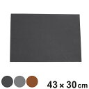 ランチョンマット リサイクラブルプレイスマット PUレザー 43×30cm ( マット 長方形 ランチマット テーブルウェア インテリア キッチン用品 おしゃれ...