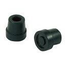 杖先ゴム 13mm 4点支柱杖用 替えゴム 2個入り TG13-BK ( マキテック 4点杖用 先ゴム ステッキ つえ ツエ 杖用 ゴム 交換 交換用 ブラック...