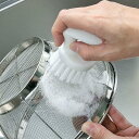 キッチンブラシ MK ザル・まな板洗い くろまめ ( ブラシ キッチン用品 シンク用品 おすすめ 白 ホワイト キッチン用ブラシ 台所ブラシ まな板用ブラシ キ...