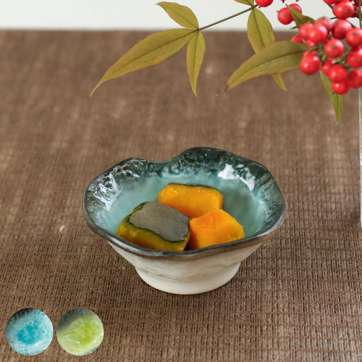 小鉢 10cm ボウル KANADE 陶器 （ 電子レンジ対応 豆鉢 鉢 和食器 和風 個性的 醤油 薬味 ソース 盛り合わせ マヨネーズ お漬物 副菜 お浸し おしゃれ ）【39ショップ】