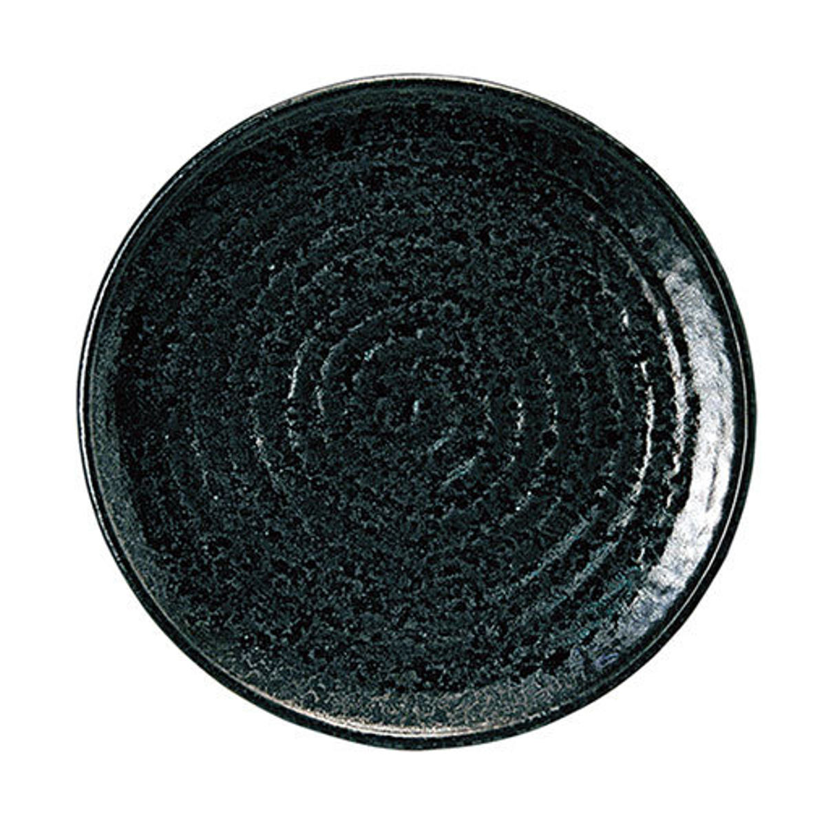 Banko Ware - 皿 油滴天目 10号 丸皿 （ 31cm 丸 ラウンド 陶器 大皿 プレート お皿 食器 日本製 おしゃれ 和モダン 和風 和食 シンプル ）【39ショップ】