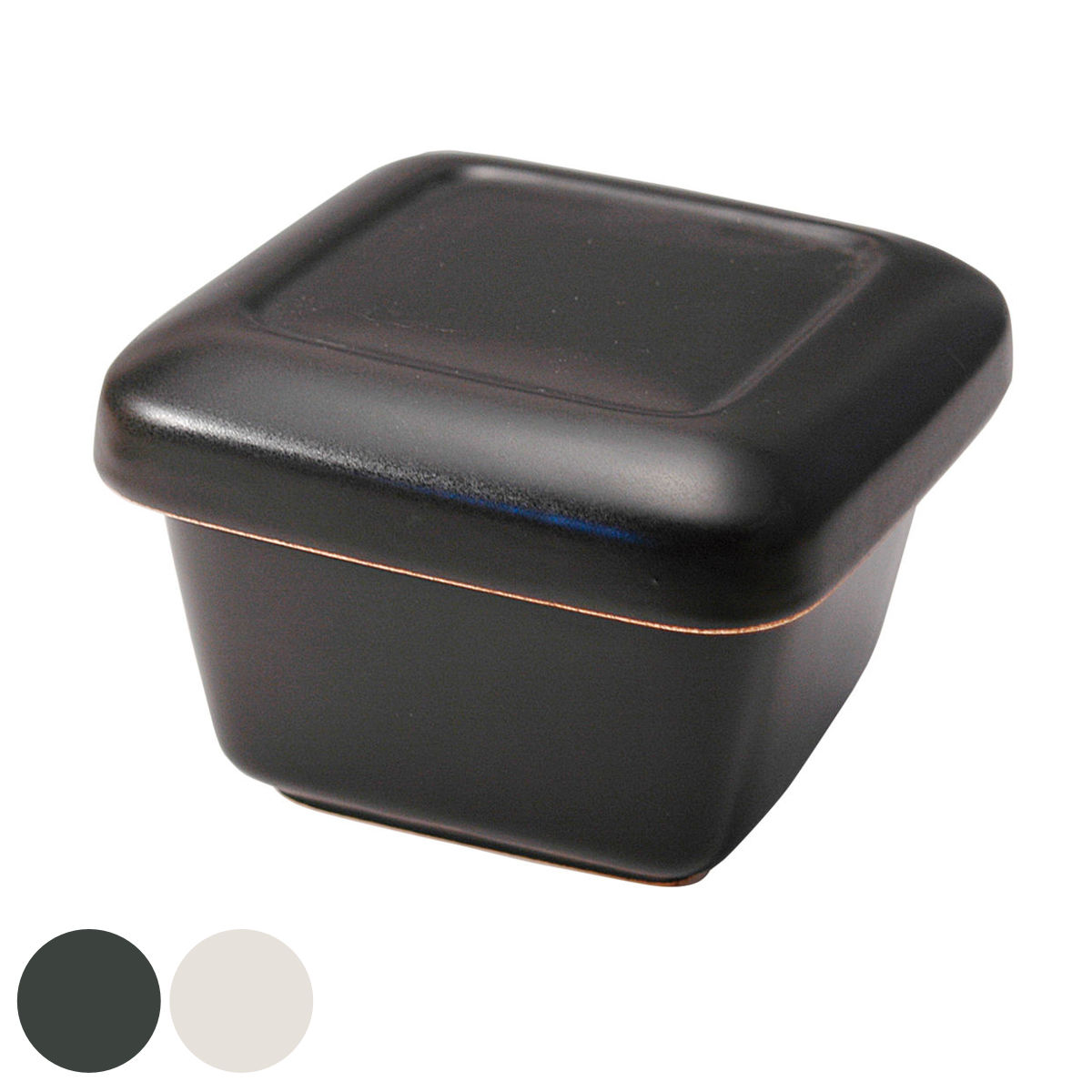 お櫃 マット 角 耐熱 おひつ 1膳用 2合用 （ セラミック レンジ対応 保存容器 ご飯 お米 ガ ...