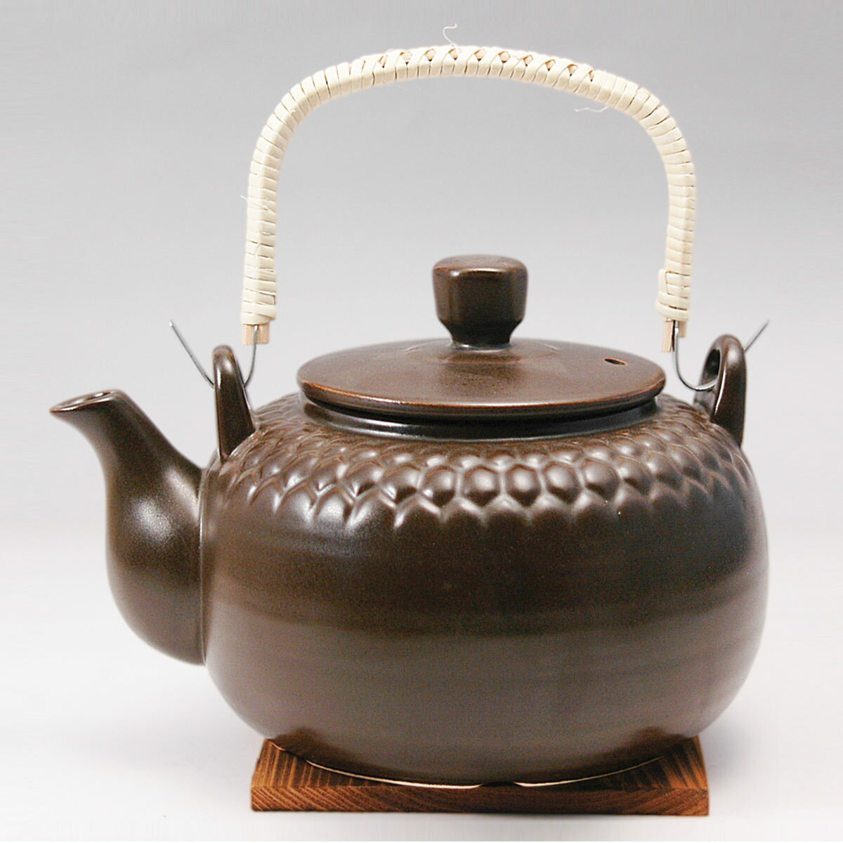 Rakuten - 土瓶 栗茶亀甲耐熱土瓶2200cc （ 2.2L 急須 ポット お茶 緑茶 紅茶 陶器 日本製 和 和食 和風 和食器 おしゃれ 和モダン ）【39ショップ】