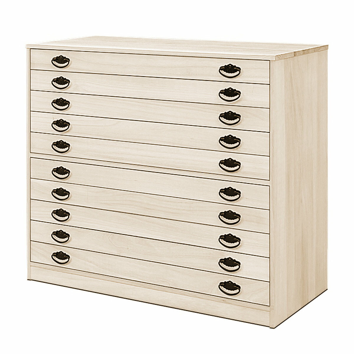 総桐 組み合わせタンス 10段 下台 日本製 幅100cm （ 桐タンス タンス たんす 箪笥 引出し 天然木 木製 完成品 チェスト 桐 和箪笥 着物収納 国産 着物 収納 衣類収納 たとう紙 ） 【39ショップ】