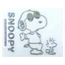 エンブレムステッカー スヌーピー C ( キャラクター ステッカー シール SNOOPY PEANUTS マーク かわいい カー用品 車 可愛い デコレーション...