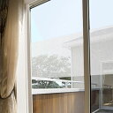 窓貼りシート メッシュタイプ ホワイト 180cm×90cm 複層・網入りガラス対応 遮光 目隠し ( 目隠しフィルム 窓ガラス用 フィルム シート 窓 遮熱 ...
