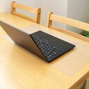 デスクマット 29×58cm エアーが入らないデスクマット 塩化ビニル樹脂 ( 透明 テーブルマット デスクシート 日本製 コンパクト リビング学習 デスク 鉛...