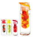 水筒 マグボトル クリアボトル 600ml ウォーターボトル ボトル レッド ( フルーツ 食洗機対応 フレーバーウォーター 食洗機OK スポーツ ジム オフィ...