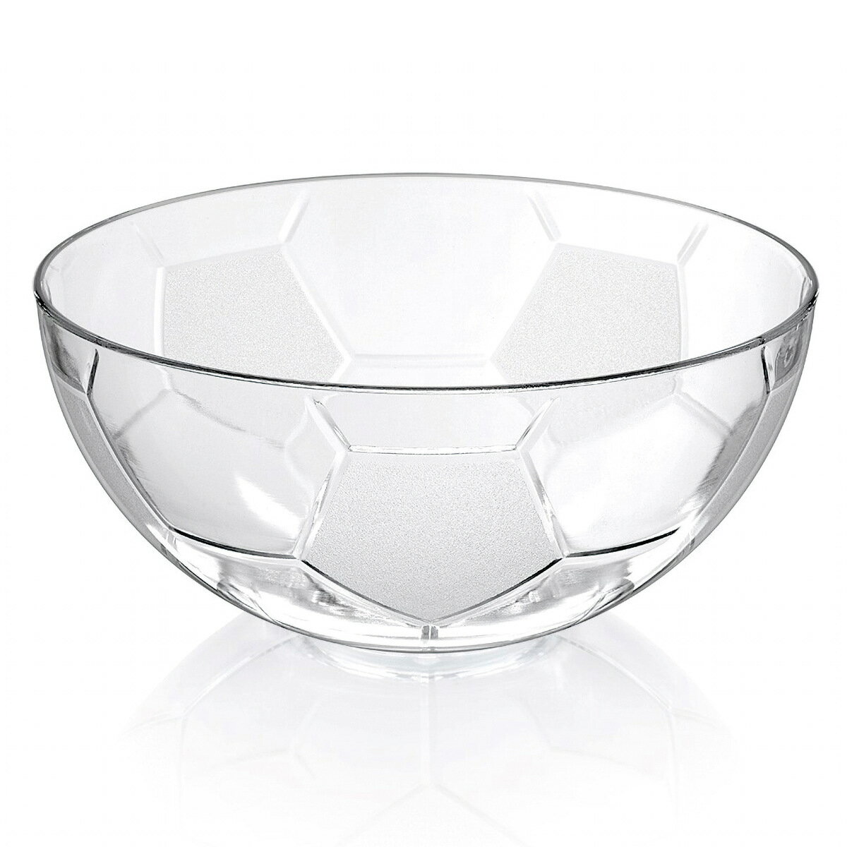 ボウル サッカー 3.5L Borgonovo ボルゴノヴォ ガラス 6個セット （ 食器 ガラスボウル 大鉢 ガラス製 ..