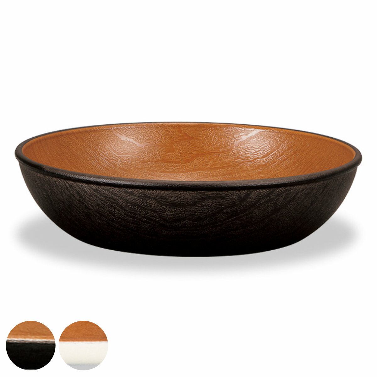 プレート 木目ラウンドディッシュ ナチュール （ 16cm 電子レンジ対応 食洗機対応 樹脂製 日本 ...