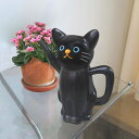 ジョーロ ねこのジョウロ ( ジョウロ じょうろ 如雨露 水挿し 散水 水やり 水さし おしゃれ ねこ 黒猫 観葉植物 ピッチャー 庭 ベランダ 園芸 ガーデン...