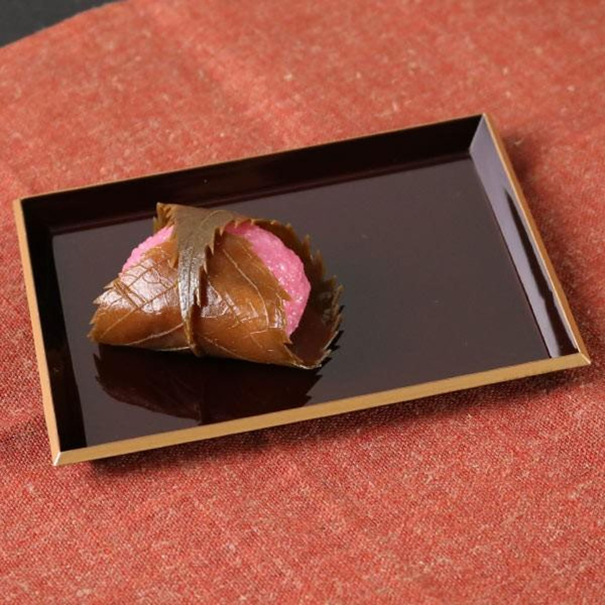銘々皿 溜渕金 漆器 長角 和菓子 皿 食器 日本製 （ プレート 和食器 菓子皿 和風 食洗機対応 プラスチック 電子レンジ対応 長角皿 山中塗 ）【39ショップ】