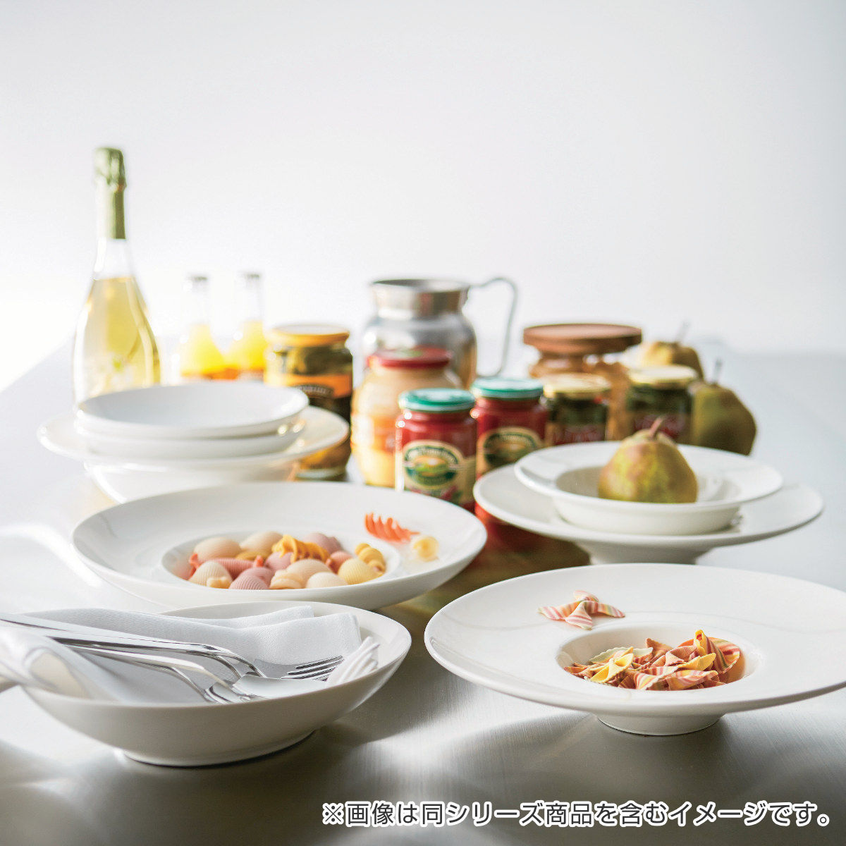 ボウル ファウンテンボウル 25cm M.STYLE グランデビアンカ 磁器 （ 食洗機対応 電...