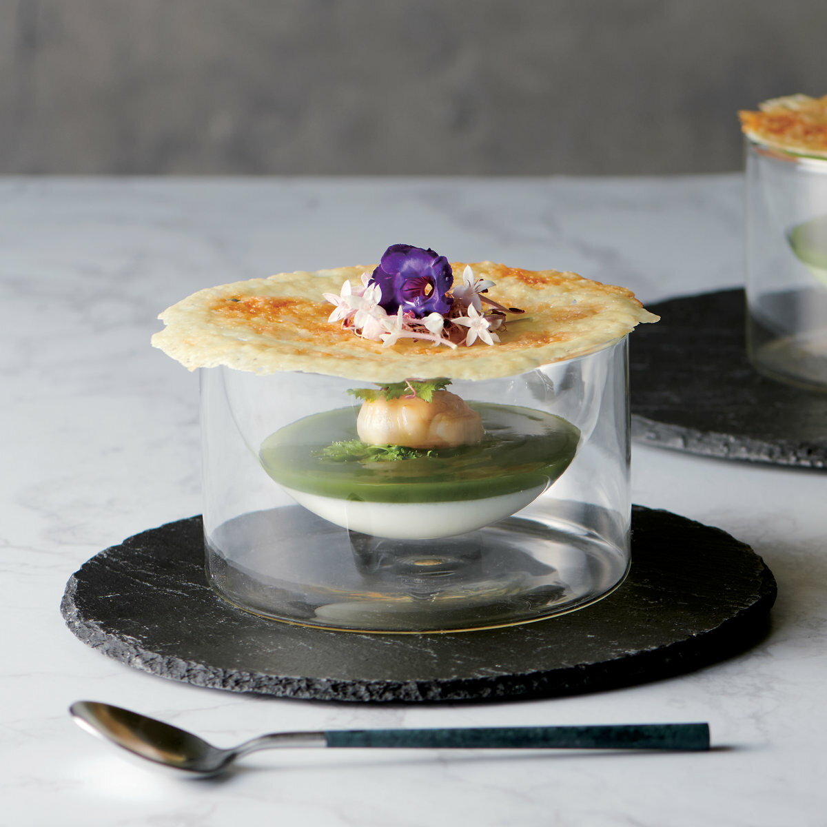 カップ 12cm ダブルウォール 耐熱ガラス （ 電子レンジ対応 デザートカップ スイーツカップ アミューズカップ 小鉢 二重構造 前菜 サラダ 冷菜 冷製スープ デザート フルーツ おしゃれ ガラス食器 ）【39ショップ】