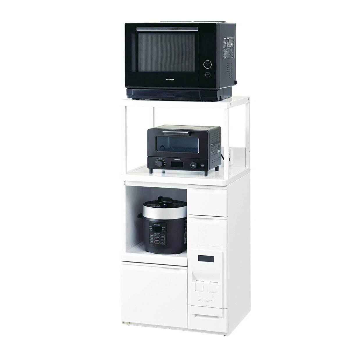 KH-13【新入荷　リサイクル品】MK精工　キッチン収納　米びつ付き 楽天市場】 収納 > レンジ台 : エムケー精工オンライン MKeLIFE