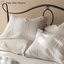 枕カバー Fab the Home 50×70cm用 シックストライプ 綿100% ( 送料無料 ピローカバー ピローケース まくらカバー コットン ストライプ...