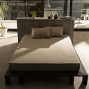 ボックスシーツ Fab the Home ワイドキング シングル2台分 ファインリネン one-wash リネン麻 ( ファブザホーム シーツ シングル2つ分 ...