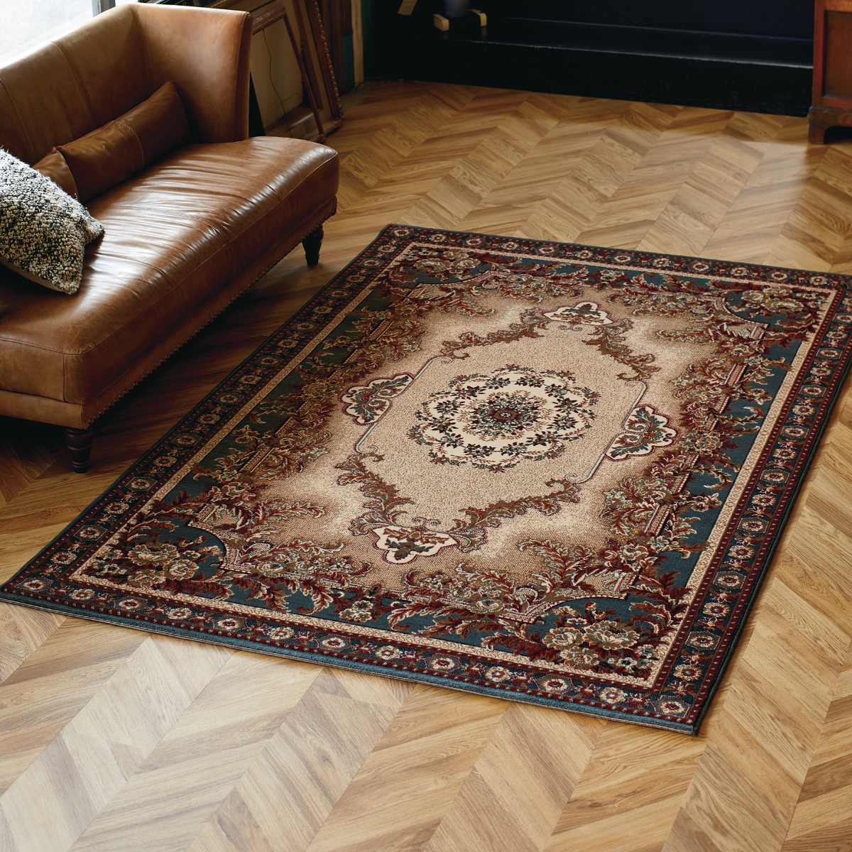 ラグ シャディ 240×340cm ウール100％ ベルギー産 （ カーペット 絨毯 マット ラグマット 長方形 ウール 高級絨毯 アクセントラグ 床暖 ホットカーペット 対応 柄 インテリア ）【39ショップ】
