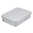 バット 蓋付バット 中 中尾アルミ ( アルマイト 番重 コンテナ 餅箱 餅ばこ フードコンテナー 保存容器 もち箱 フードテナー 業務用 餅 もち 餅つき 用品 ストッカーフードパン もちばこ フタ付き )【39ショップ】