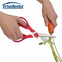 キッチンバサミ Trudeau トゥルードゥー マルチキッチンバサミ レッド ( キッチンハサミ キッチンはさみ キッチンばさみ キッチン鋏 料理ばさみ 万能ば...