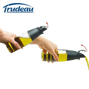 Trudeau トゥルードゥー オイル＆ビネガーボトル 油さし ガラス製 （ オイルボトル 調味料ボトル 調味料入れ 油入れ 油差し 容器 詰め替え ボトル ディスペンサー キッチン用品 ） 【39ショップ】