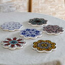 コースター 11cm IZNIK タイルコースター 陶器 ( トルコ陶器 トルコ イズニック製 イズニク タイル 茶托 トルコ雑貨 トルコタイル キッチン雑貨 ...