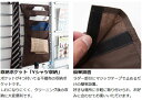 システムデスク 突っ張りパーテーション専用 収納ポケット Yシャツ収納タイプ （ ラダーラック 壁面収納 ウォールポケット 壁掛け収納 レターフォルダー ） 【39ショップ】 3