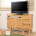 リビングボード 脚付 テレビキャビネット 幅110cm ( サイドボード 収納棚 キャビネット 完成品 チェスト カウンター下収納 ディスプレイラック TVボード テレビ台 収納 ラック コンソール 飾り棚 北欧 おしゃれ リビング ) 【39ショップ】(3)
