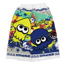 巻きタオル 60×110cm スプラトゥーン3 ( タオル プール ラップタオル キッズ キャラクター 綿100 巻き マキタオル マキマキ プール用タオル 海...