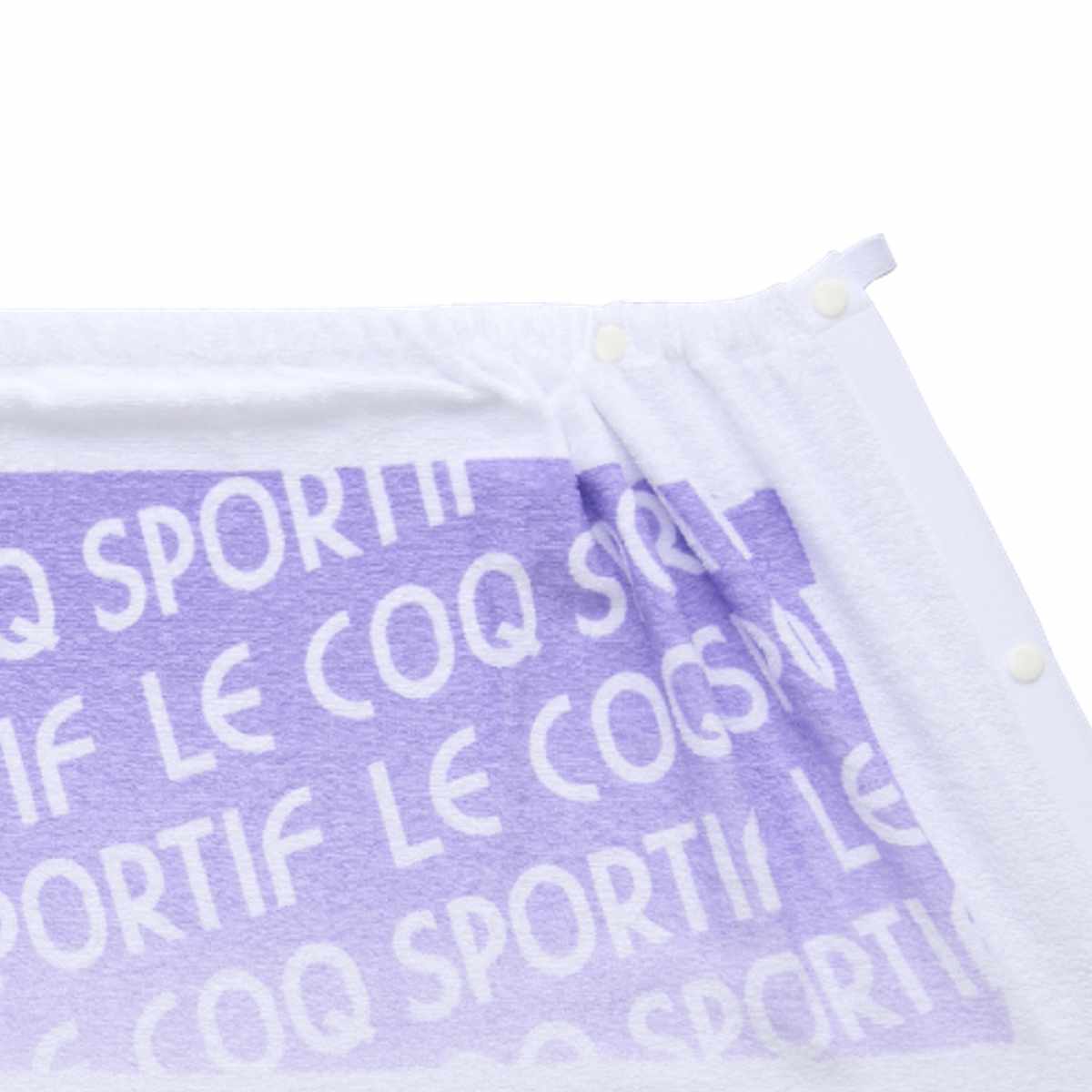 インテリアパレットの巻きタオル Le Coq Sportif ルコック 80×120cm （ タオル プール ラップタオル キッズ スポーツ 綿100 ルコックスポルティフ プール用タオル 海水浴 ビーチ UVカット ネームタグ 記名 ）【39ショップ】｜アングル3