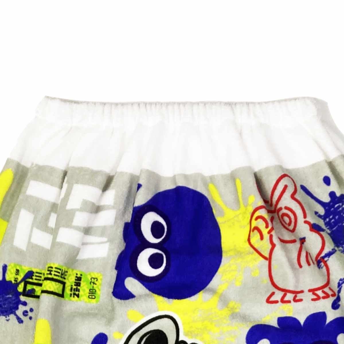 インテリアパレットの巻きタオル スプラトゥーン3 80×110cm （ タオル プール ラップタオル キッズ キャラクター 綿100 巻き マキタオル マキマキ プール用タオル 海水浴 ビーチ UVカット ）【39ショップ】｜アングル3