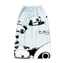 巻きタオル たれぱんだ ビッグフェイス柄 80×110cm ( タオル プール ラップタオル キッズ キャラクター 綿100 巻き マキタオル マキマキ プール...