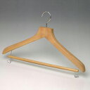 天然木製ハンガー スライドタイプ 43cm ( ハンガー 木製 衣類ハンガー 収納 洋服ハンガー )【39ショップ】