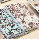 &NE 御朱印帳 桜 ( ケース カバー 朱印帳 ご朱印帳 集印帳 カバー付 納経帳 お寺 神社 巡り 御集印帳 布 蛇腹 ジャバラ 御朱印 蛇腹式 納経 記念...