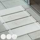 &NE バスマット 珪藻土 折りたたみ 60×39cm ( バス マット 珪藻土マット 速乾 吸水 速乾性 お風呂 浴室 長方形 大理石 アスベスト不使用 60...