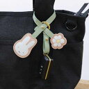 スマート キーホルダー ミッフィー フラワー 花 ( miffy キーリング スマートキー ホルダー 鍵 紛失防止 バッグチャーム 車 カギ キー 持ち運び 収...