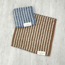 タオル ココチエナ ライン タオルチーフ 25×25cm ( ミニタオル たおる ハンカチ 手拭き 綿100% 吸水 抗菌 防臭 cocochiena 手拭きタオル ハンドタオル 汗拭き ふんわり 25×25 ストライプ ブラウン ネイビー )【39ショップ】