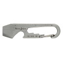 マルチツール 5WAY ドゥーヒッキー ステンレスシルバー ( ナイトアイズ NITEIZE キーホルダー レンチ 栓抜き カッター ドライバー 定規 カラビナ キーフック 六角レンチ ツール マルチ フック アウトドア ) 【39ショップ】